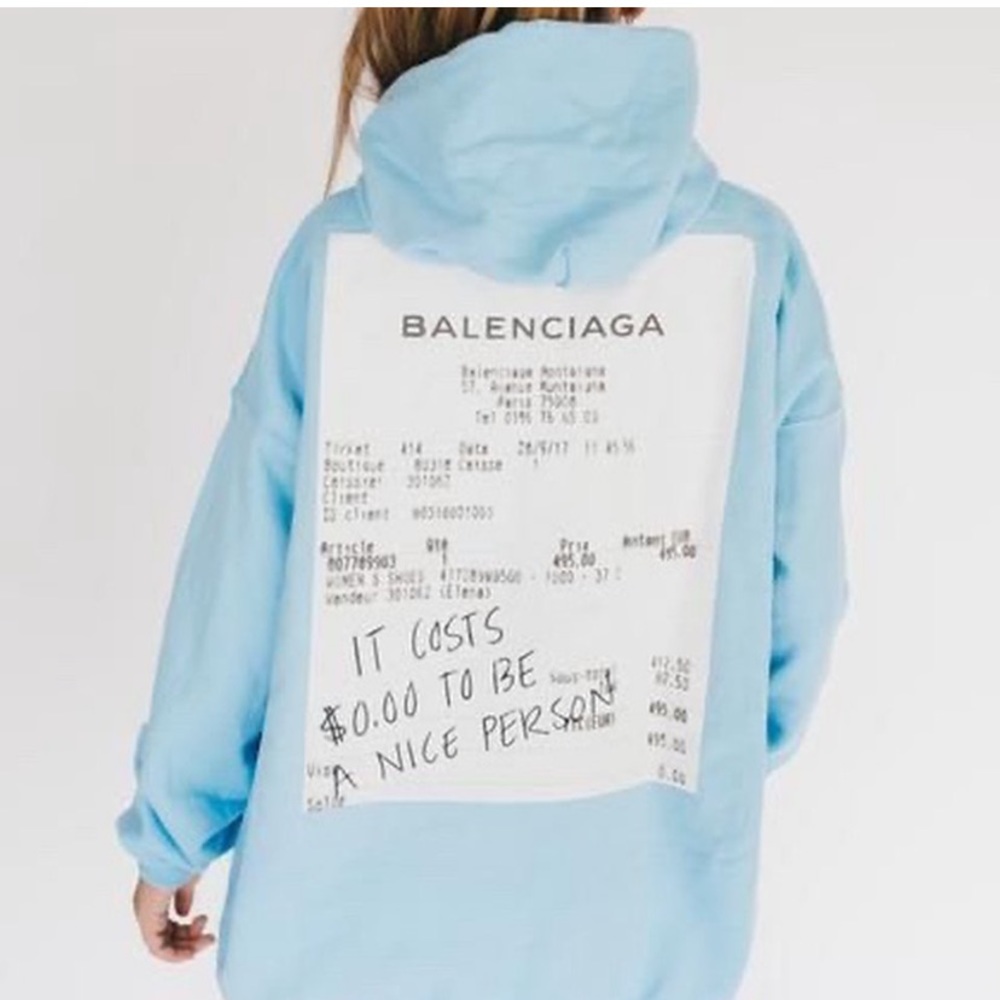 The Mayfair Group blue hoodie